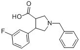 1-BENZYL-4-(3-FLUORO-PHENYL)-PYRROLIDINE-3-CARBOXYLIC ACID CAS#: 874990-55-3
