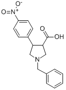 1-BENZYL-4-(4-NITRO-PHENYL)-PYRROLIDINE-3-CARBOXYLIC ACID CAS#: 885958-95-2