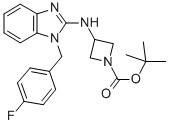 1-BOC-3-[1-(4-FLUORO-BENZYL)-1H-BENZOIMIDAZOL-2-YLAMINO]-AZETIDINE CAS#: 885276-28-8