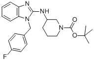 1-BOC-3-[1-(4-FLUORO-BENZYL)-1H-BENZOIMIDAZOL-2-YLAMINO]-PIPERIDINE CAS#: 885270-89-3
