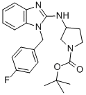 1-BOC-3-[1-(4-FLUORO-BENZYL)-1H-BENZOIMIDAZOL-2-YLAMINO]-PYRROLIDINE CAS#: 885270-87-1