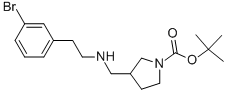1-BOC-3-([2-(3-BROMO-PHENYL)-ETHYLAMINO]-METHYL)-PYRROLIDINE CAS#: 887590-90-1