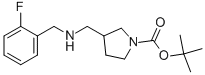 1-BOC-3-[(2-FLUOROBENZYL-AMINO)-METHYL]-PYRROLIDINE CAS#: 887590-96-7