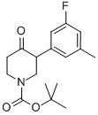 1-BOC-3-(3'-FLUORO-5'-METHYLPHENYL)-PIPERIDIN-4-ONE CAS#: 869720-04-7