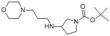 1-BOC-3-(3-MORPHOLIN-4-YL-PROPYLAMINO)-PYRROLIDINE CAS#: 887579-34-2