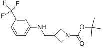 1-BOC-3-([(3-TRIFLUOROMETHYL-PHENYL)-AMINO]-METHYL)-AZETIDINE CAS#: 887590-23-0