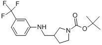 1-BOC-3-([(3-TRIFLUOROMETHYL-PHENYL)-AMINO]-METHYL)-PYRROLIDINE CAS#: 887591-09-5