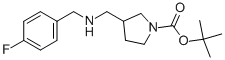 1-BOC-3-[(4-FLUOROBENZYL-AMINO)-METHYL]-PYRROLIDINE CAS#: 887591-02-8