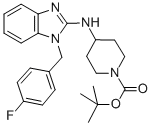 1-BOC-4-[1-(4-FLUORO-BENZYL)-1H-BENZOIMIDAZOL-2-YLAMINO]-PIPERIDINE CAS#: 885270-91-7