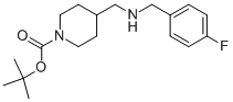 1-BOC-4-[(4-FLUORO-BENZYLAMINO)-METHYL]-PIPERIDINE CAS#: 887582-59-4