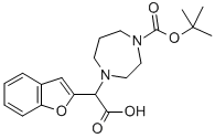 1-BOC-4-(BENZOFURAN-2-YL-CARBOXY-METHYL)-[1,4]DIAZEPANE CAS#: 885275-79-6