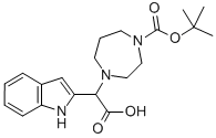 1-BOC-4-[CARBOXY-(1H-INDOL-2-YL)-METHYL]-[1,4]DIAZEPANE CAS#: 885275-76-3