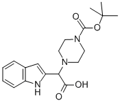 1-BOC-4-[CARBOXY-(1H-INDOL-2-YL)-METHYL]-PIPERAZINE CAS#: 885275-32-1