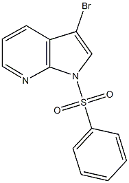 1-(Benzenesulfonyl)-3-bromo-1H-pyrrolo[2,3-b]pyridine CAS#: 880769-95-9