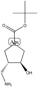 1-Boc-3-aminomethyl-4-hydroxypyrrolidine CAS#: 872715-62-3