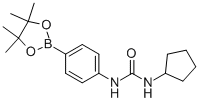 1-CYCLOPENTYL-3-[4-(4,4,5,5-TETRAMETHYL-1,3,2-DIOXABOROLAN-2-YL)PHENYL]UREA CAS#: 874297-80-0