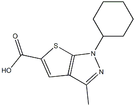 1-Cyclohexyl-3-Methyl-1H-thieno[2,3-c]pyrazole-5-carboxylic acid CAS#: 873537-76-9
