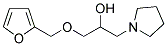 1-(FURAN-2-YLMETHOXY)-3-PYRROLIDIN-1-YL-PROPAN-2-OL CAS#: 847245-02-7