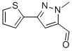 1-METHYL-3-THIEN-2-YL-1H-PYRAZOLE-5-CARBALDEHYDE CAS#: 879896-48-7