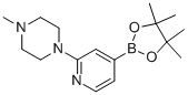 1-METHYL-5-[4-(4,4,5,5-TETRAMETHYL-1,3,2-DIOXABOROLAN-2-YL)PYRIDIN-2-YL]PIPERAZINE CAS#: 832114-09-7