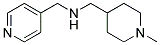 [(1-METHYLPIPERIDIN-4-YL)METHYL]-(PYRIDIN-4-YLMETHYL)AMINE CAS#: 883531-63-3