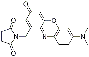 1-N-MALEINIMIDOMETHYL-7-DIMETHYLAMINO-3H-PHENOXAZINE-3-ONE CAS#: 848674-69-1