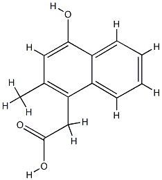 1-Naphthaleneaceticacid,4-hydroxy-2-methyl-(9CI) CAS#: 820258-42-2