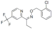 1-PROPANONE, 1-[4-(TRIFLUOROMETHYL)-2-PYRIDINYL]-, O-[(2-CHLOROPHENYL)METHYL]OXIME CAS#: 882747-74-2