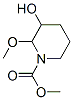 1-Piperidinecarboxylic  acid,  3-hydroxy-2-methoxy-,  methyl  ester CAS#: 828699-57-6