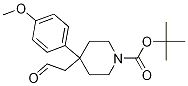 1-Piperidinecarboxylic acid, 4-(4-Methoxyphenyl)-4-(2-oxoethyl)-,1,1-diMethylethyl ester CAS#: 878130-45-1