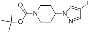 1-Piperidinecarboxylic  acid,  4-(4-iodo-1H-pyrazol-1-yl)-,  1,1-dimethylethyl  ester CAS#: 877399-73-0