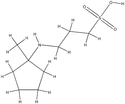 1-Propanesulfonicacid,3-[(1-methylcyclopentyl)amino]-(9CI) CAS#: 819863-17-7
