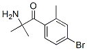 1-Propanone, 2-amino-1-(4-bromo-2-methylphenyl)-2-methyl- CAS#: 857732-03-7