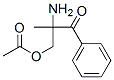1-Propanone,  3-(acetyloxy)-2-amino-2-methyl-1-phenyl- CAS#: 851746-65-1
