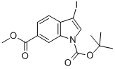 1-(TERT-BUTYL) 6-METHYL 3-IODO-1H-INDOLE-1,6-DICARBOXYLATE CAS#: 850374-94-6