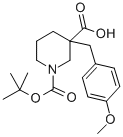 1-[(TERT-BUTYL)OXYCARBONYL]-3-(4-METHOXYBENZYL)PIPERIDINE-3-CARBOXYLIC ACID CAS#: 887344-20-9
