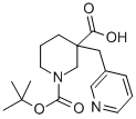 1-[(TERT-BUTYL)OXYCARBONYL]-3-PYRIDIN-3-YLMETHYLPIPERIDINE-3-CARBOXYLIC ACID CAS#: 887344-18-5