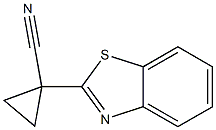 1-(benzo[d]thiazol-2-yl)cyclopropane-1-carbonitrile CAS#: 869973-63-7
