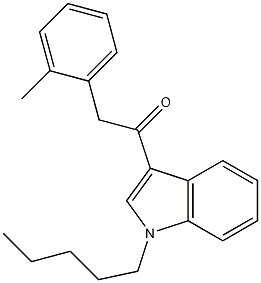 1-pentyl-3-(2-methylphenylacetyl)indole CAS#: 864445-39-6