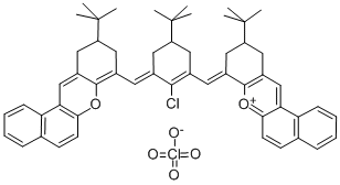10-TERT-BUTYL-8-[5-TERT-BUTYL-3-(10-TERT-BUTYL-10,11-DIHYDRO-9H-BENZO[A]XANTHEN-8-YL-METHYLENE)-2-CHLORO-CYCLOHEX-1-ENYLMETHYLENE]-8,9,10,11-TETRAHYDRO-BENZO[A]XANTHENYLIUM PERCHLORATE CAS#: 847227-39-8