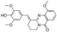 11H-Pyrido[2,1-b]quinazolin-11-one,  6,7,8,9-tetrahydro-6-[(4-hydroxy-3,5-dimethoxyphenyl)methylene]-4-methoxy-,  (6E)- CAS#: 862080-91-9