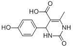 1,2,3,4-Tetrahydro-4-(p-hydroxyphenyl)-6-methyl-2-oxo-5-pyrimidinecarboxylic aci CAS#: 858269-05-3