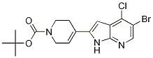 1(2H)-Pyridinecarboxylic acid, 4-(5-broMo-4-chloro-1H-pyrrolo[2,3-b]pyridin-2-yl)-3,6-dihydro-, 1,1-diMethylethyl ester CAS#: 876343-86-1
