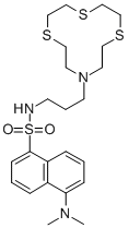 [12]aneNS3,  N-[3-(1,4,7-Trithia-10-aza-10-cyclododecyl)propyl]dansylamide CAS#: 868365-96-2