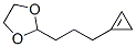 1,3-Dioxolane,  2-[3-(1-cyclopropen-1-yl)propyl]- CAS#: 847862-60-6
