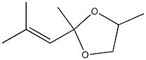 1,3-Dioxolane,  2,4-dimethyl-2-(2-methylpropenyl)-  (4CI) CAS#: 854387-17-0