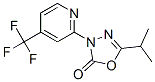 1,3,4-OXADIAZOL-2(3H)-ONE, 5-(1-METHYLETHYL)-3-[4-(TRIFLUOROMETHYL)-2-PYRIDINYL]- CAS#: 883010-99-9