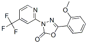 1,3,4-OXADIAZOL-2(3H)-ONE, 5-(2-METHOXYPHENYL)-3-[4-(TRIFLUOROMETHYL)-2-PYRIDINYL]- CAS#: 883010-12-6