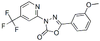 1,3,4-OXADIAZOL-2(3H)-ONE, 5-(3-METHOXYPHENYL)-3-[4-(TRIFLUOROMETHYL)-2-PYRIDINYL]- CAS#: 883010-27-3