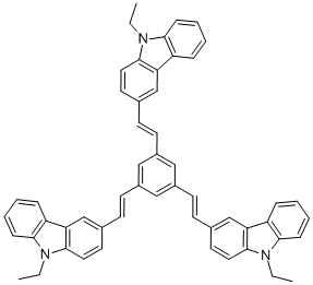 1,3,5-TRIS(2-(9-ETHYLCABAZYL-3)ETHYLENE& CAS#: 848311-04-6